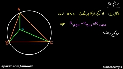 <p>بررسی خواص مثلث (7) - ارتفاع و خواص مرکز ارتفاعی مثلث</p>
