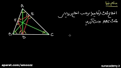 <p>بررسی خواص مثلث (4) - ارتفاع و مثلث پادک</p>
